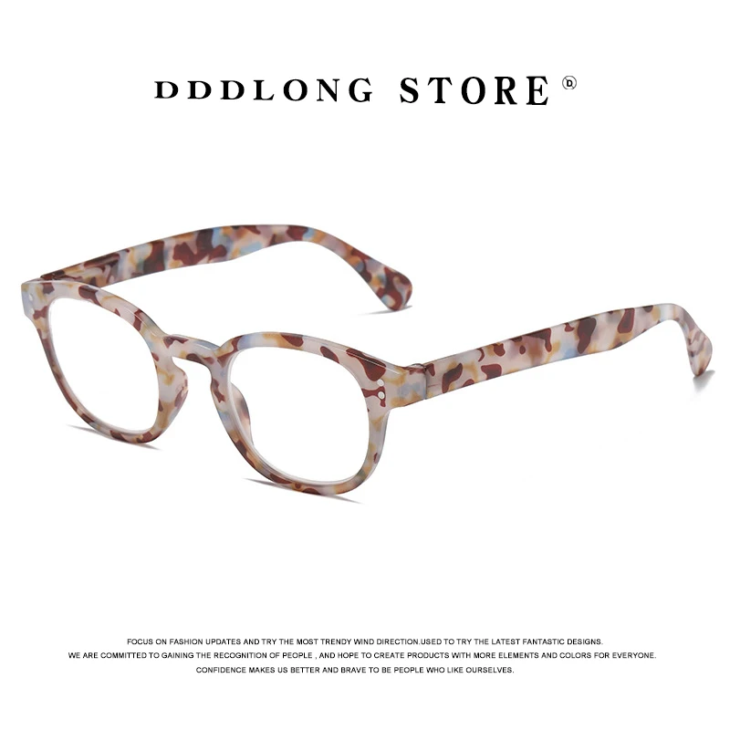 

DDDLONG Reading Glasses Women High Quality Diopter Glasses Farsighted Gift Presbyopic Eyeglasses Men +1.0 1.5 2.0 2.5 D220