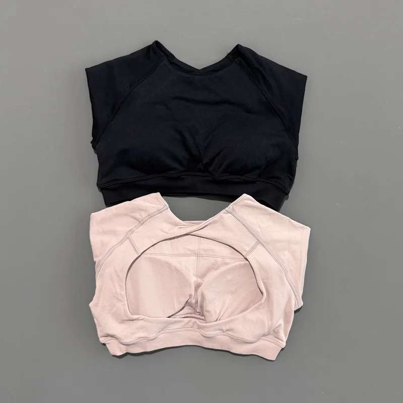 سترة علوية قصيرة الأكمام للنساء من Histello بدون خياطة لممارسة اليوجا، ملابس قصيرة مكشوفة السرة، ملابس رياضية للتدريب في صالة الألعاب الرياضية #6