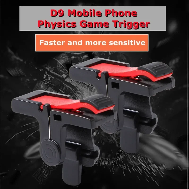 

1 Pair D9 Plastic Non-Slip Mobile Phone Mini L1 R1 Gaming Triggers Game Controllers High Sensitivity Gamepad for IPhone Android