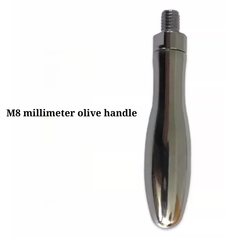 Olive‑Shaped Grip Handle, Replacement Spare Part for Turret Milling Machine M8 M10 M12 Thread
