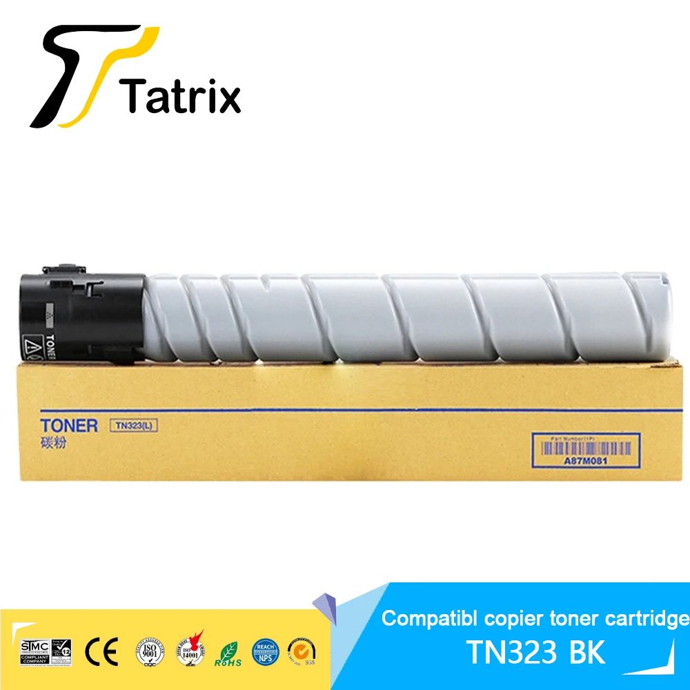 

Tatrix Compatible TN323 copier toner cartridge for Compatible Konica Minolta AD289S AD369S Bizhub 227 287 367 Printer