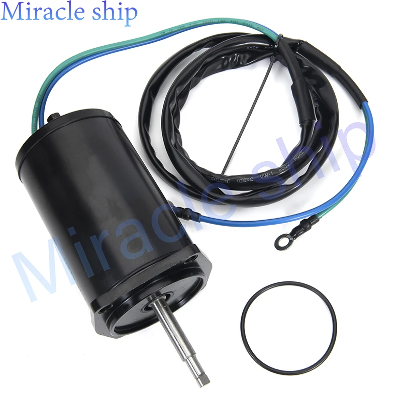 6H5-43880 Tilt Trim Motor For Yamaha Outboard Motor 6H5-43880-02 12V 2 Wire 4 Bolt Mount 40-50HP Lester 10836 Boat Engine Parts