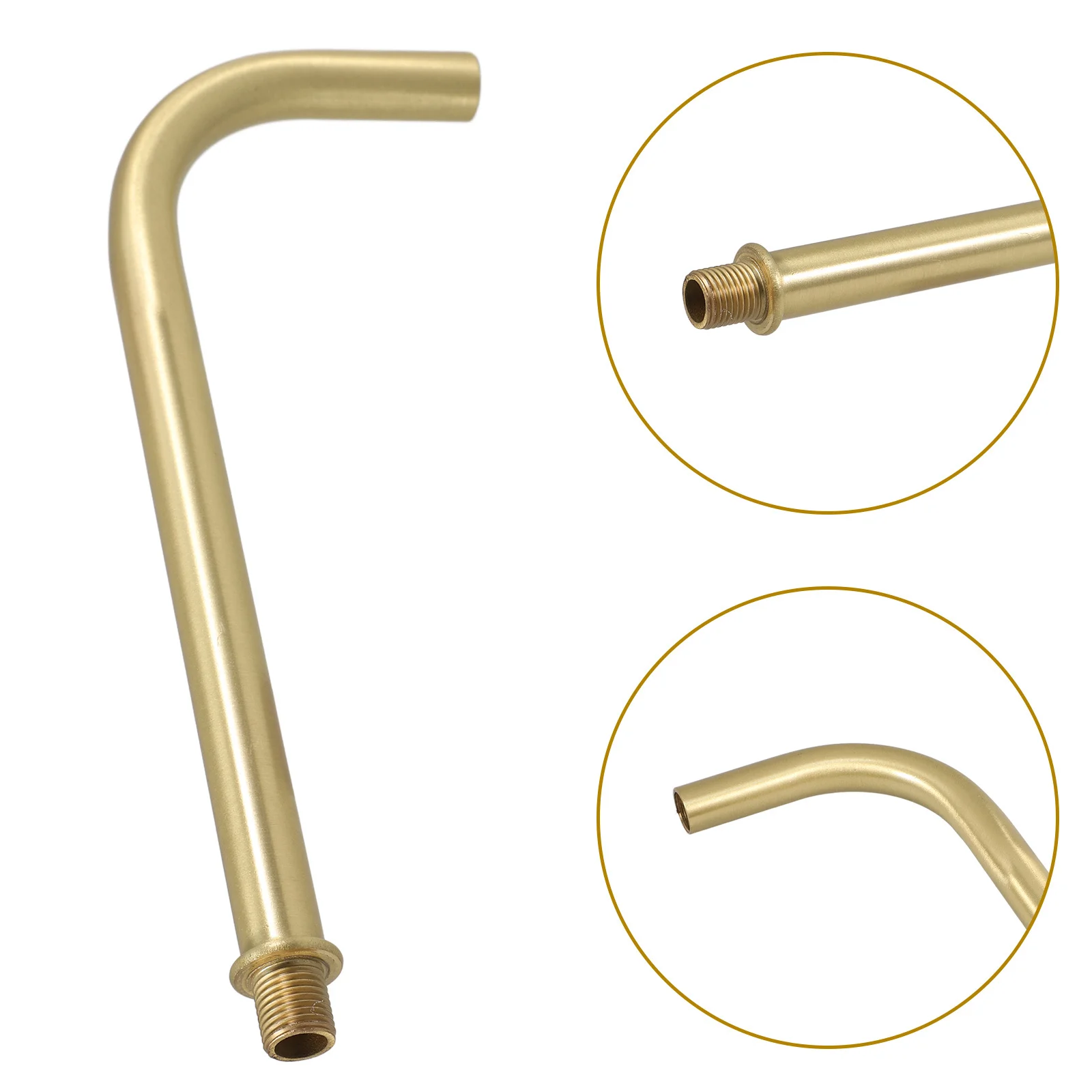 

Copper Bending Pipe M10 Internal Thread 15mm Brass Elbow Lighting Fixture Seven Shaped Bend Wall Lamp Extension Rod Pendant