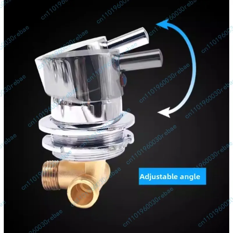 Accessory: 1pc hot and cold water mixing valve, 2-in-1-out threaded connection