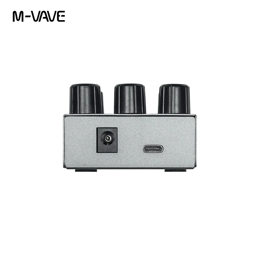 M-VAVE MINI-EFX Electric Guitar Effect Pedal 4 Overdrive Effects 4 Distortion Effects Boost 3 Band EQ True Bypass Guitar Part