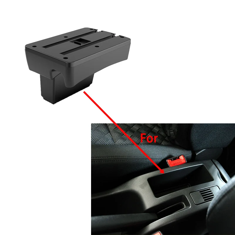 Armrest For Peugeot 307 storage box For Peugeot 307 interior details armrest box with cup holder car accessories