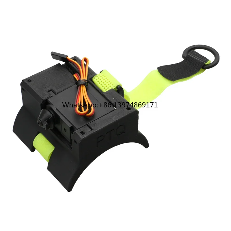 1PCS 5-10inch FPV Drone Thrower 4.8-6V Simulated Metal Copper Teeth Servo Airdrop System 5KG Load Capacity Quick Release Dropper