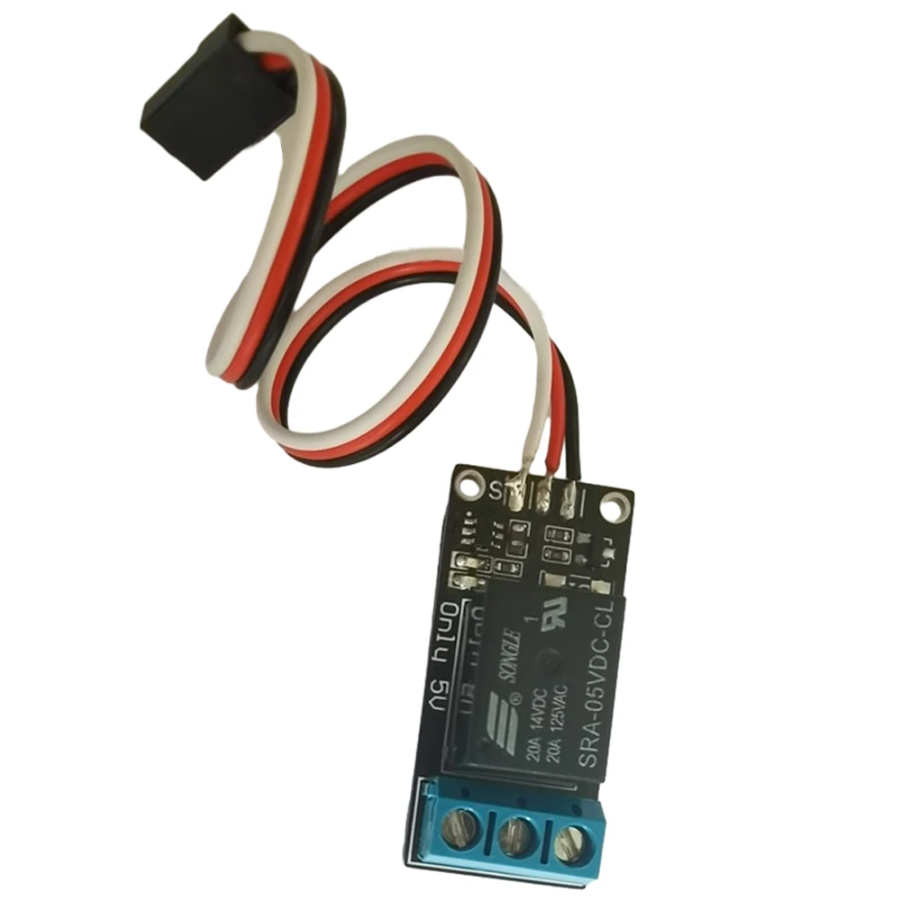 

PWM Relay Switch 5V Receiver 20A Electronic Controller Module DIY Model Universal On-off Relay For FPV RC Drone Airplane Parts