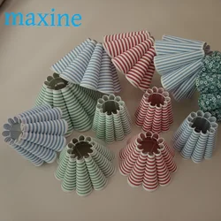 Petal Lamp Shade Floor Lamp Shell Bedroom Shade Nordic Wind Headboard Lattice Fabric Table Lamp Chandelier Decorative Lamp Shade