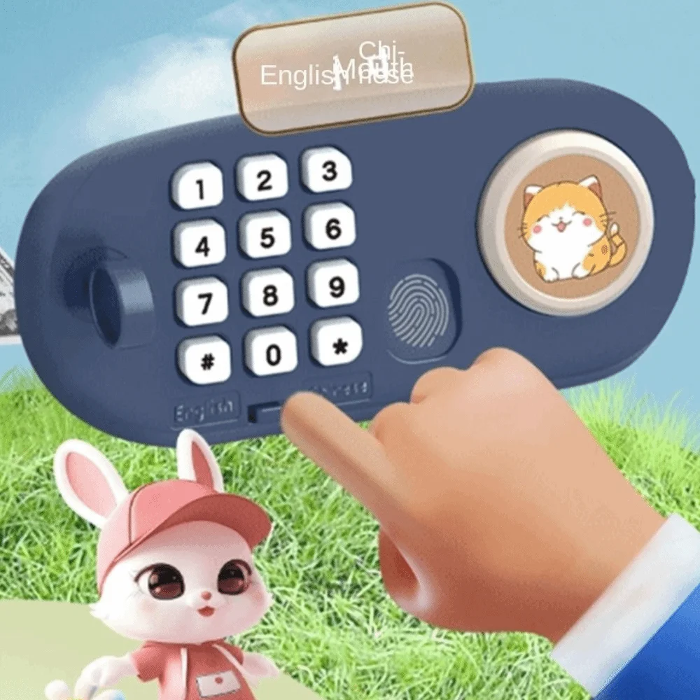 Wachtwoordslot Automatische oprolbare spaarbank Spraakherinnering Opbergdoos Slimme geldkluis Vingerafdruk beschermde kluis