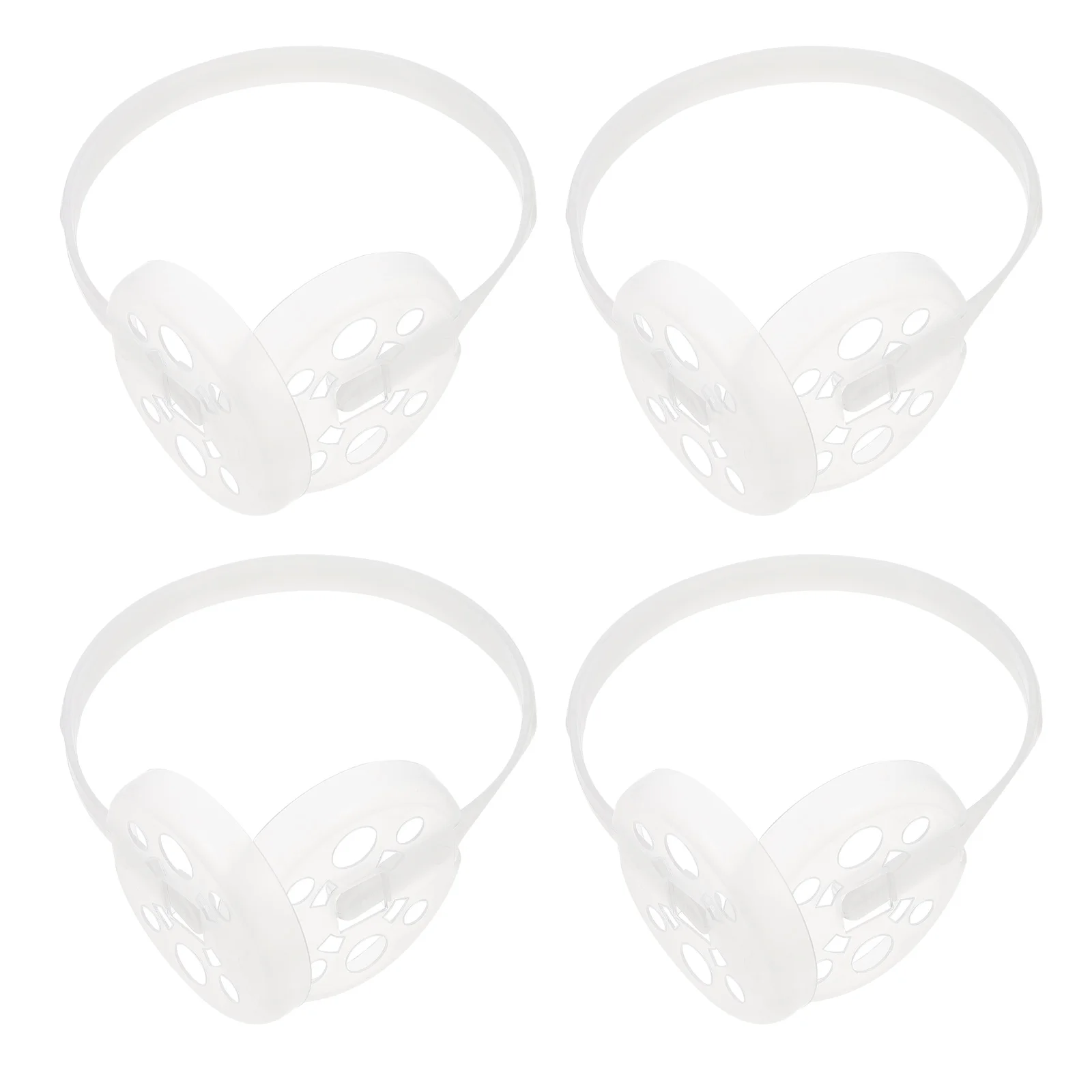 

4 Pcs Earmuff Plastic Rack Sleeping Plugs Cute DIY Holder Antifreezing Supplies Baby