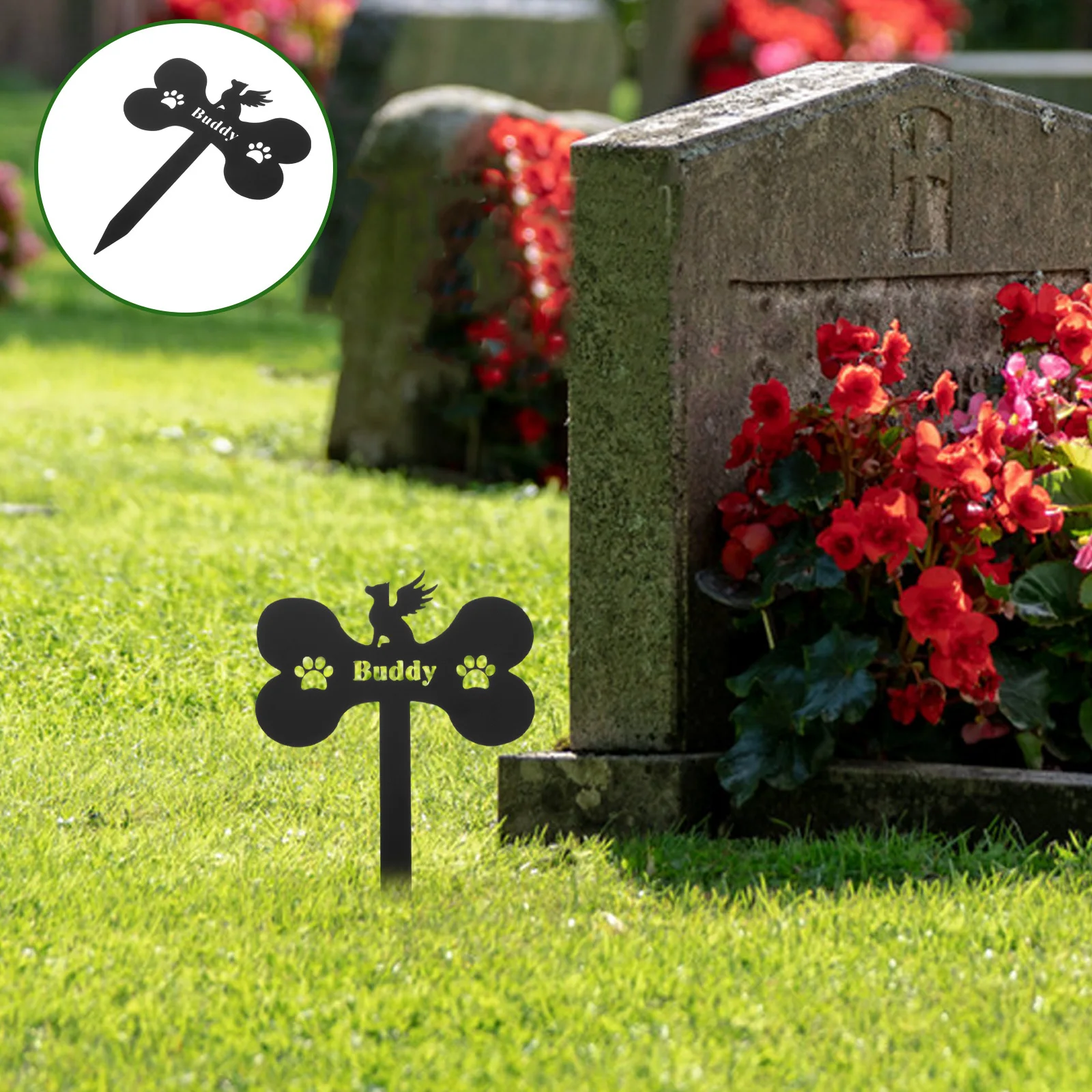 Мемориальный кол в форме собачьей кости