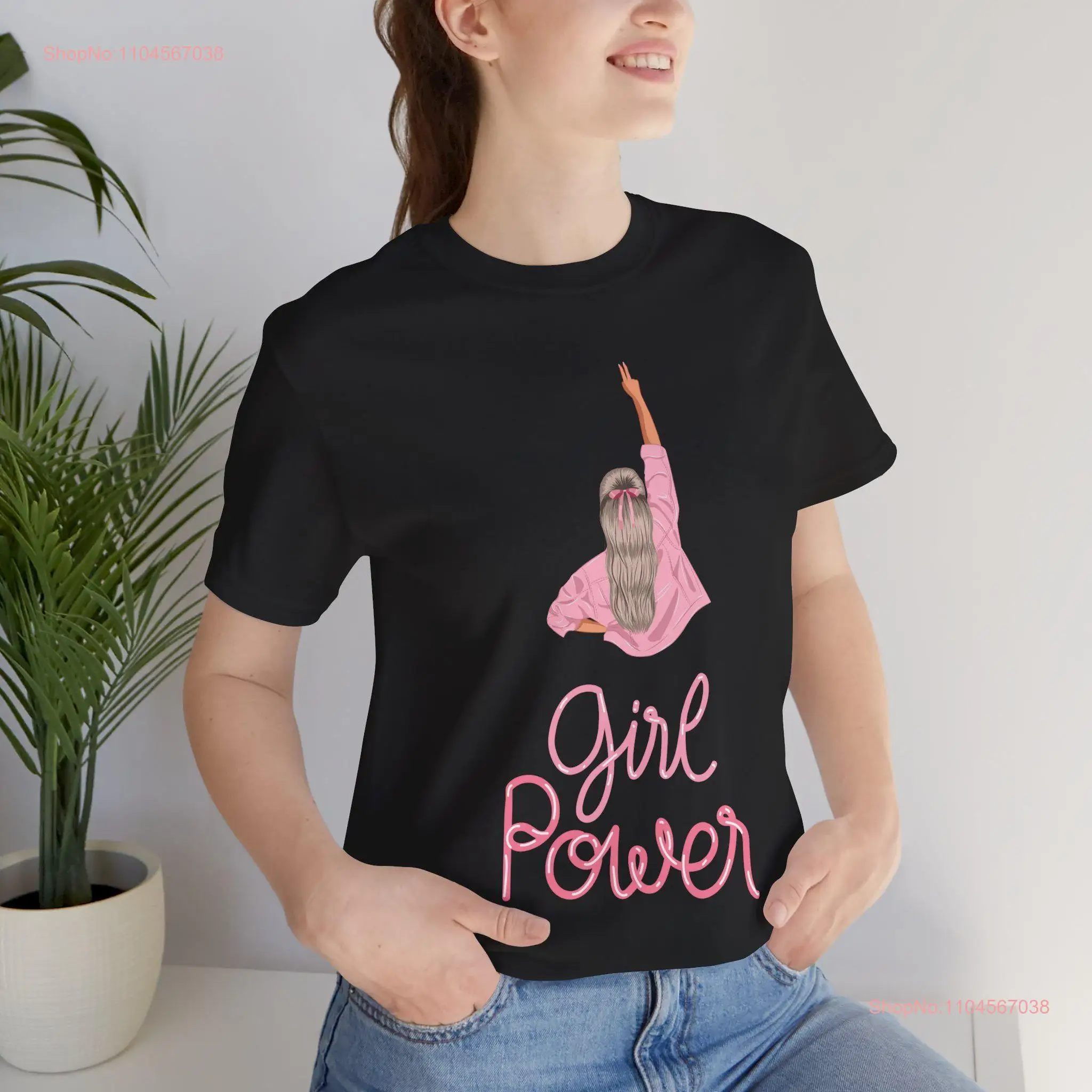 

Футболка Girl Power с длинными или короткими рукавами