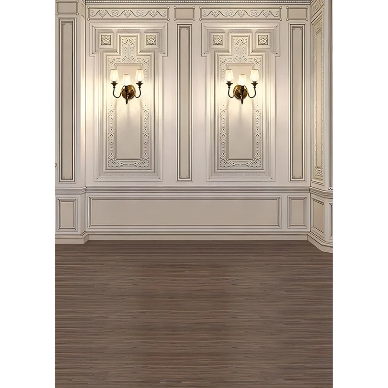 Hellblaue Verkleidung Wand Hintergrund digital gedruckte Hochzeits fotografie Hintergründe Holzboden Innen Fotostudio Requisiten