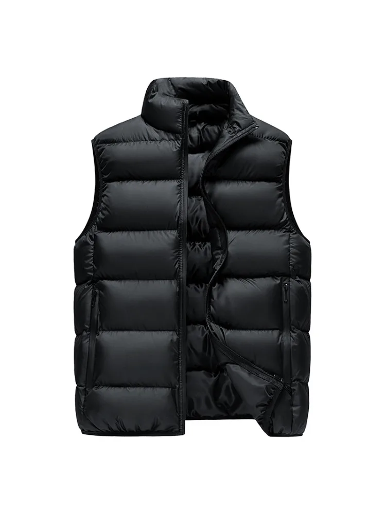 

Men Autumn Winter Cotton Vest Outdoor Flexible Thermal Windproof Vest Men Jacket Sleeveless Vest Winter Jacket Casual Coat