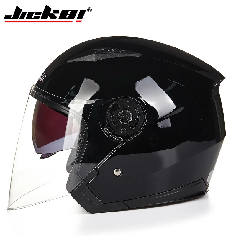 Kask moto rcycle otwarta twarz capacete para moto cicleta cascos para moto wyścigi moto rcycle klasyczne kaski z podwójny obiektyw JK-516