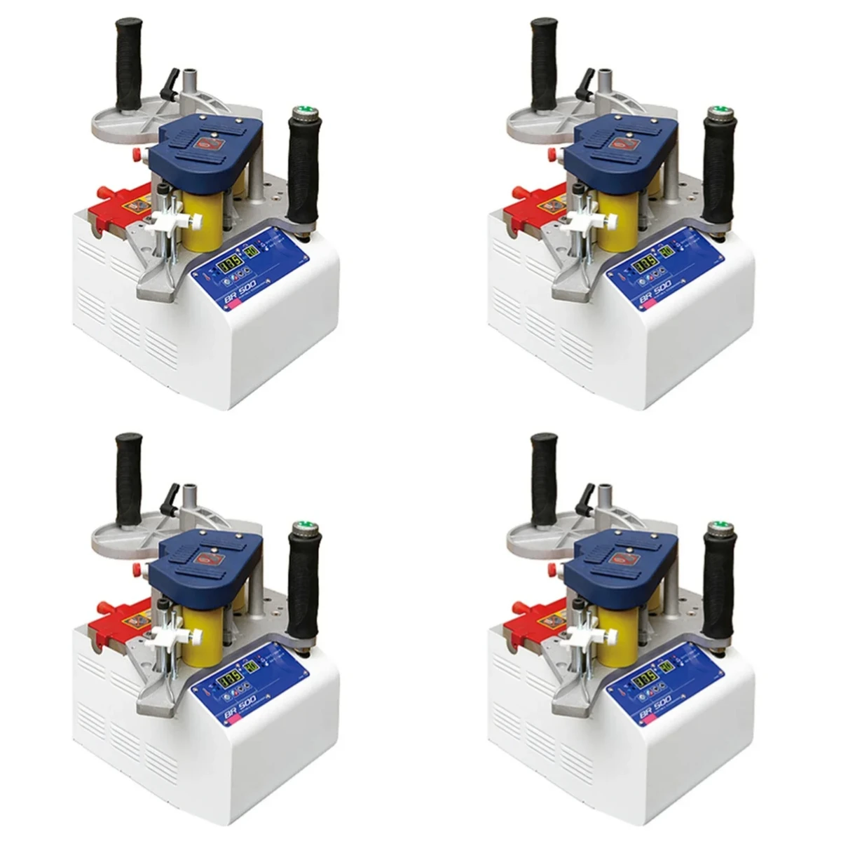 BR500 Portable Edge Banding Machine Wood PVC Automatic Gluing Edge Bander Adjustable Speed/ Digital Temperature Control