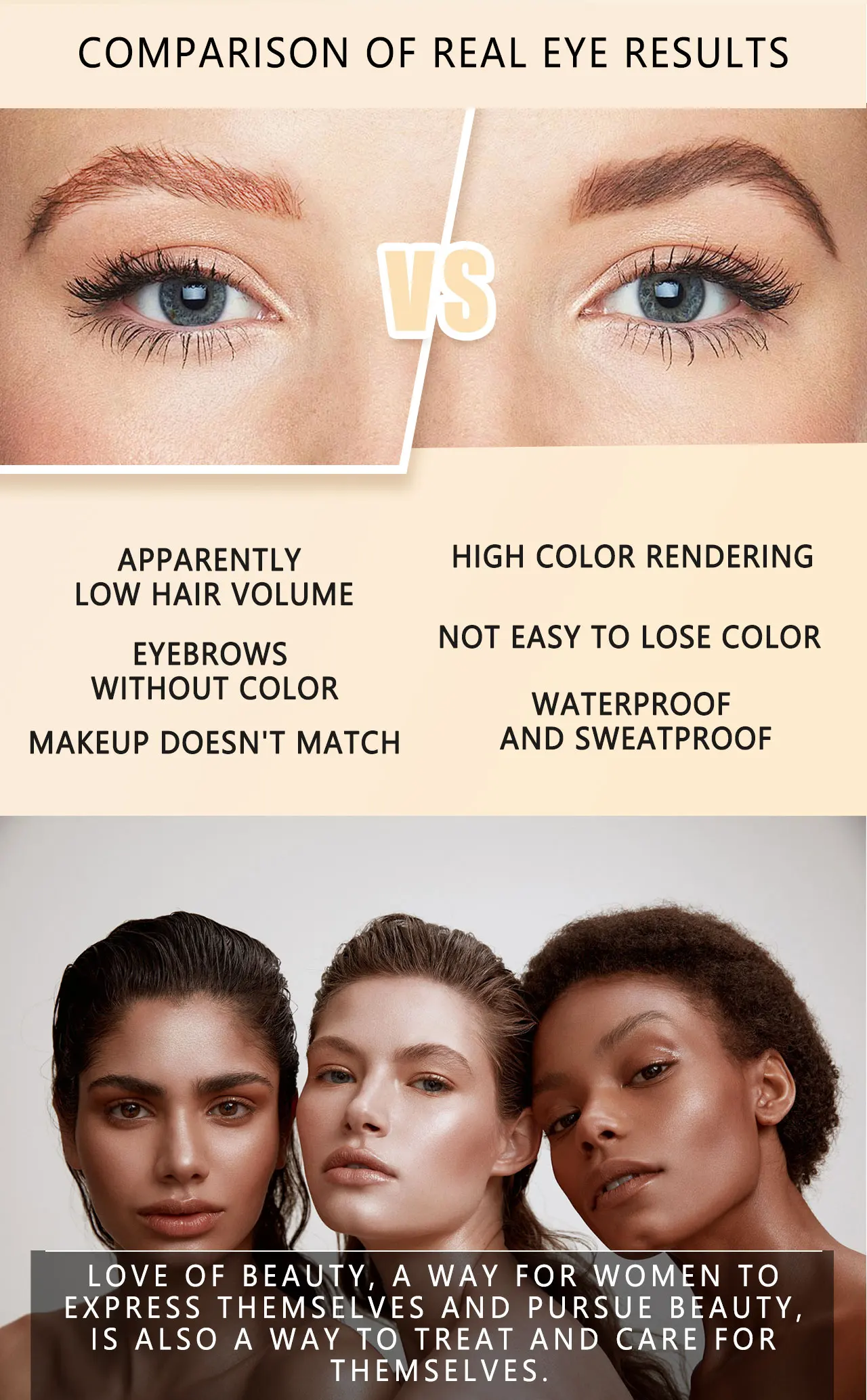 ICONSIGN Wimpern-Augenbrauen-Tönungsset, professioneller Augenbrauenfärbemittel für Frauen, Augenbrauenfärbemittel, wasserdicht, langlebig, Augen-Make-up-Tools – Detail 6