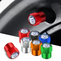 Cartoon Cat Car Valve Caps Cover  for MG GT HECTOR  HS MG3 MG5 MG6 MG7 ZS