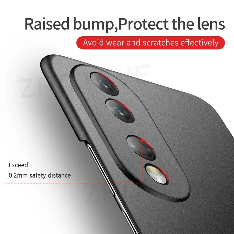 For Honor90 Case ZROTEVE Ultra Slim Frosted Hard PC Cover For Huawei Honor 90 Lite 70 50 Honor70 Honor50 Shockproof Phone Cases