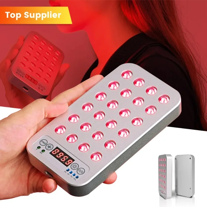 Popular Portable Light Therapy Lamp Lightweight Red Light Therapy Panel Led Medical Hand-held Pdt Facial Led Light