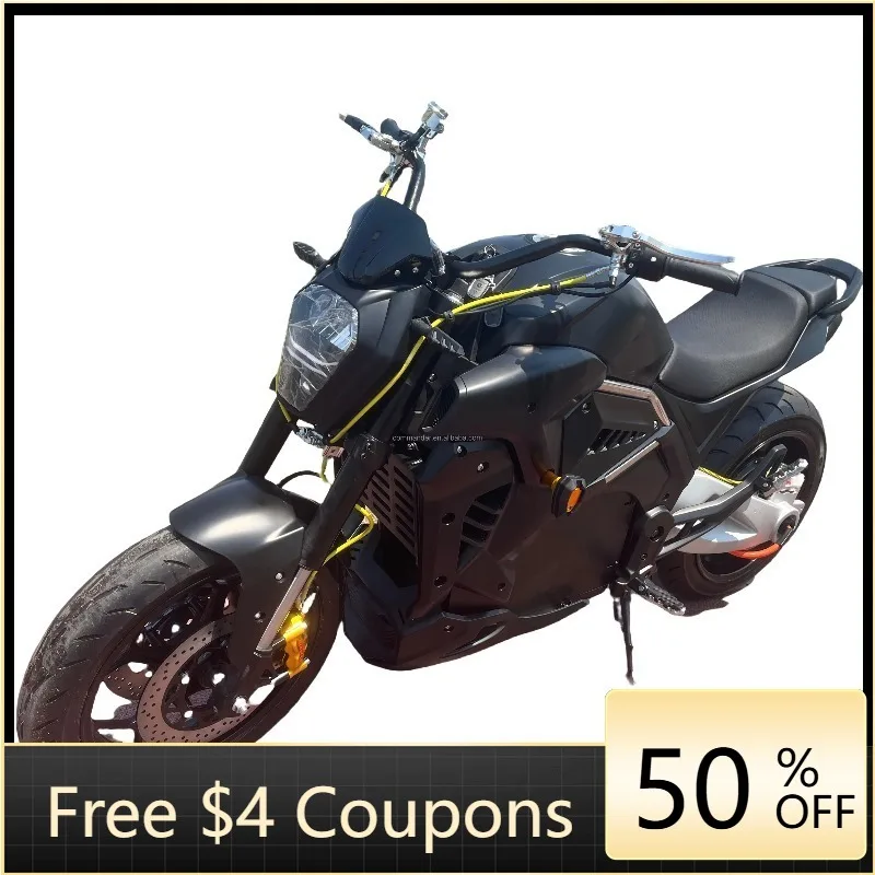 Rs New design of high-speed 150km/h adult electric motorcycle, super power 8000W motor 72V