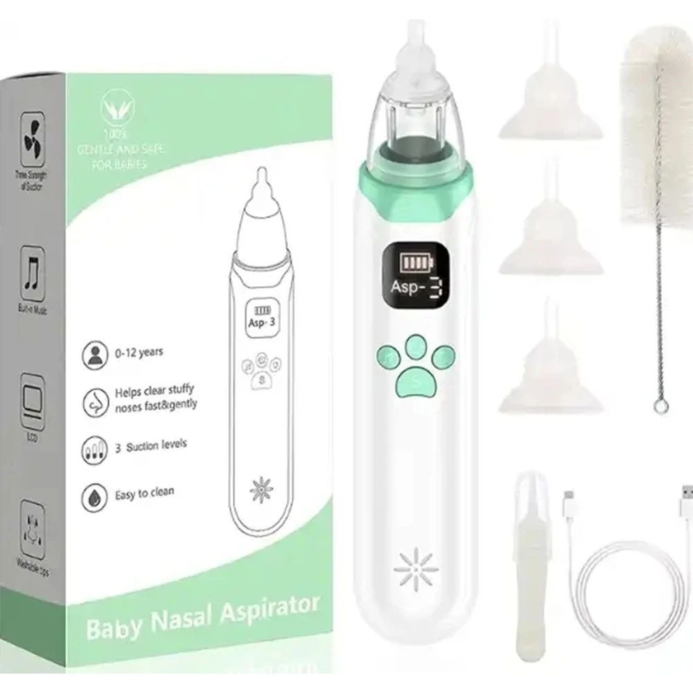 Nasal Aspirator For Infants And Young Children Nasal Washer Electric Newborn Baby And Children\'s Nasal Mucus Cleaning Tool