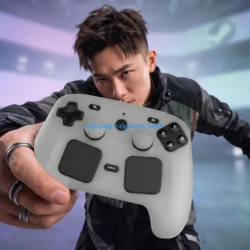 Silikonhüllen-Set mit Daumengriffen und täglichem Halt für Steam Controller 2 Y4QF – Detail 9