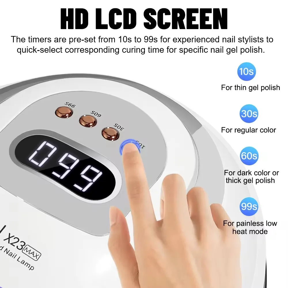 مجفف الأظافر LED مصباح الأشعة فوق البنفسجية مجفف المهنية مصباح الأشعة فوق البنفسجية صالون المنزل أدوات تزيين الأظافر