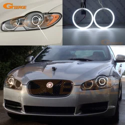 For JAGUAR XF 2008 2009 2010 2011 Pre Facelift XENON HEADLIGHT Ultra Bright CCFL Angel Eyes Halo Rings Kit Car Accessories