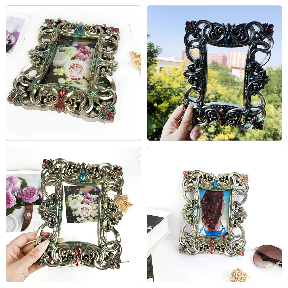 

Silicone Photo Frame Mold 9186 White DIY Casting Molds for Resin Crafts Picture Display Epoxy Jewelry Making Supplies Flexible