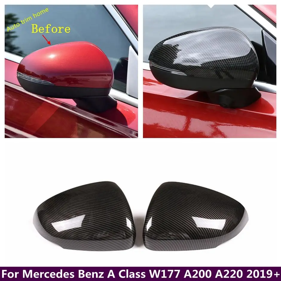 

Outside Door Rearview Mirror Cap Decoration Protector Shell Cover Trim Fit For Mercedes Benz A Class W177 A200 A220 2019 - 2024