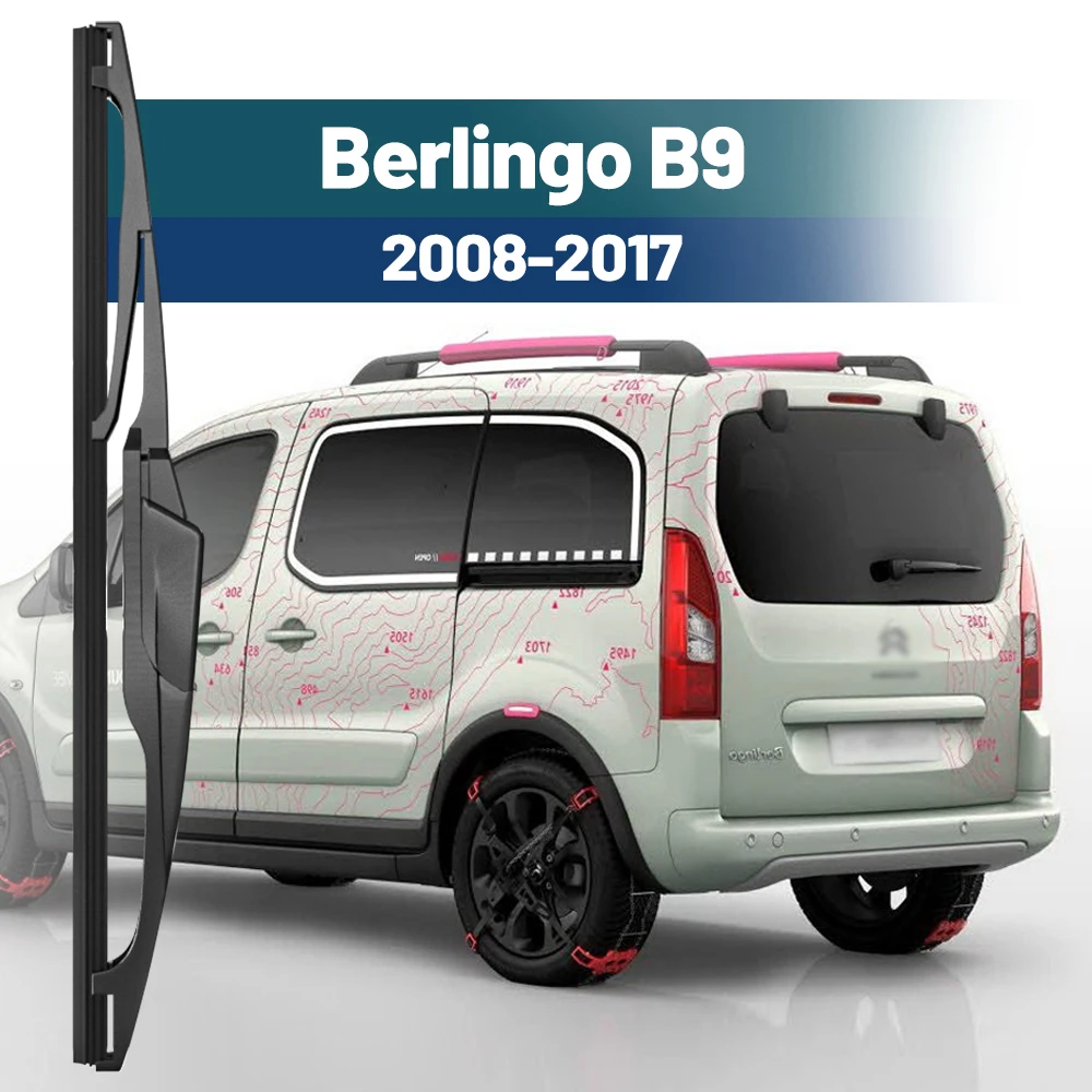 

Для Citroen Berlingo B9 2008-2017 14 "омыватель заднего лобового стекла, щетка стеклоочистителя 2009 2010 2014 2015 2016, автомобильные аксессуары