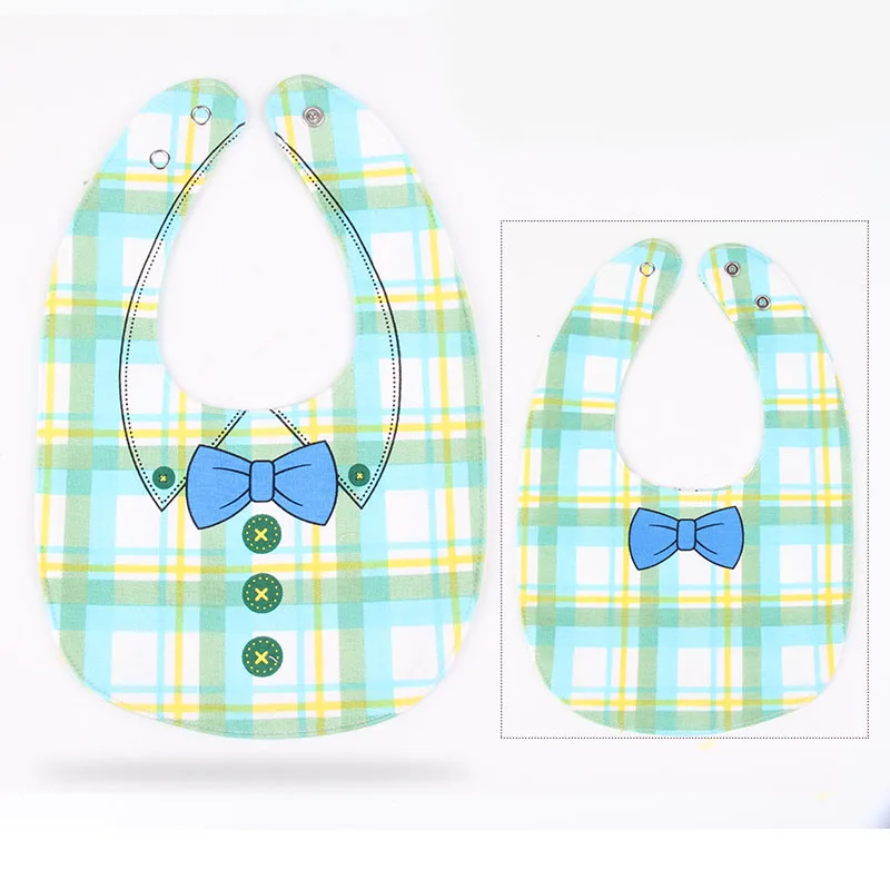 Водонепроницаемые мягкие детские хлопковые нагрудники с милым мультяшным принтом для девочек и мальчиков, регулируемые детские нагрудники, вещи для кормления на обед
