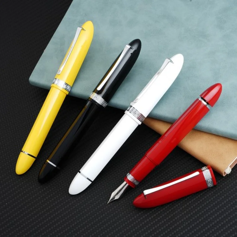 

Перовая ручка с треугольным поршнем A+Majohn V60, перо из смолы EF/F/M/1,1,1, подарочная ручка для письма