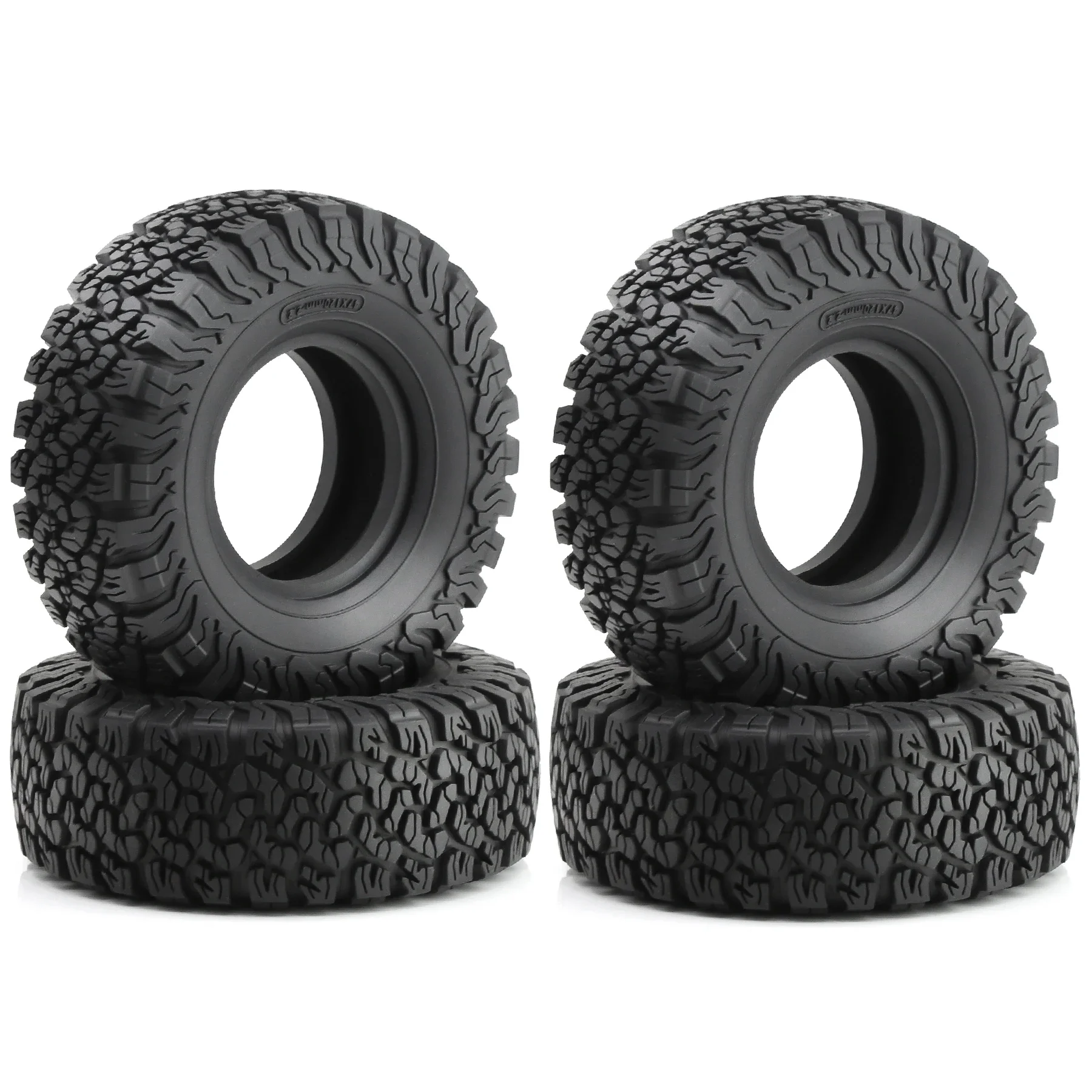 

RC 120*47mm 4PCS 2.2" Rubber Mud Wheel Tires for 1:10 RC Crawler Car Axial SCX10 SCX10 III AXI03007 TRX4 Redcat Gen8