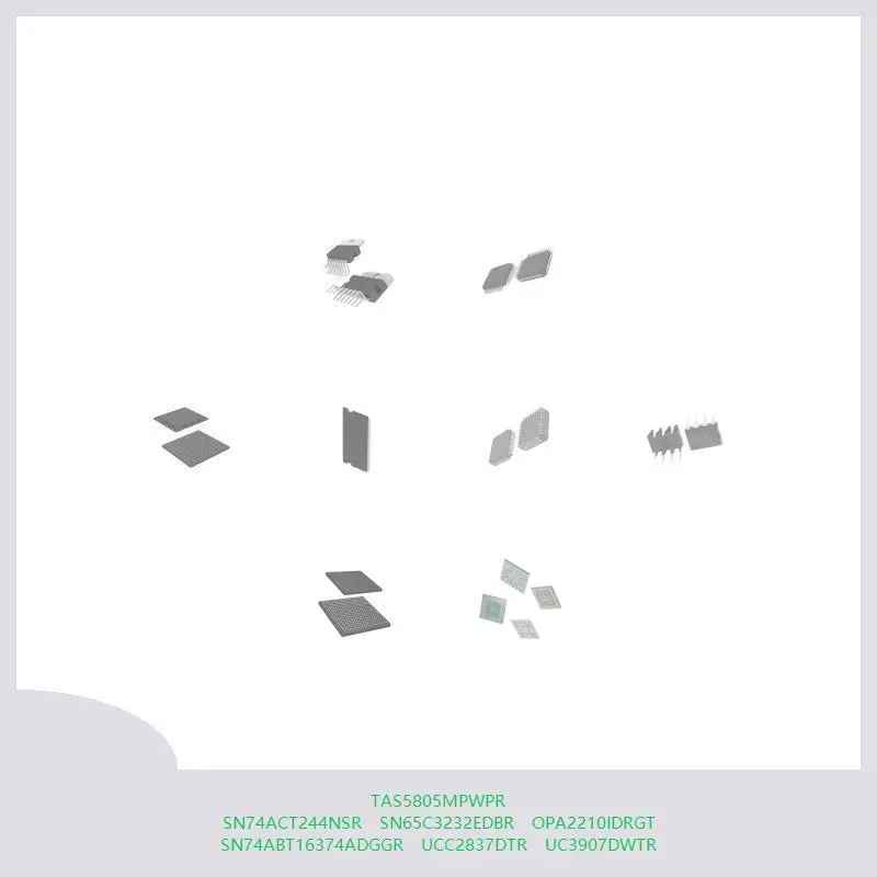 tas5805mpwpr-sn74act244nsr-sn65c3232edbr-opa2210idrgt-sn74abt16374adggr-ucc2837dtr-uc3907dwtr