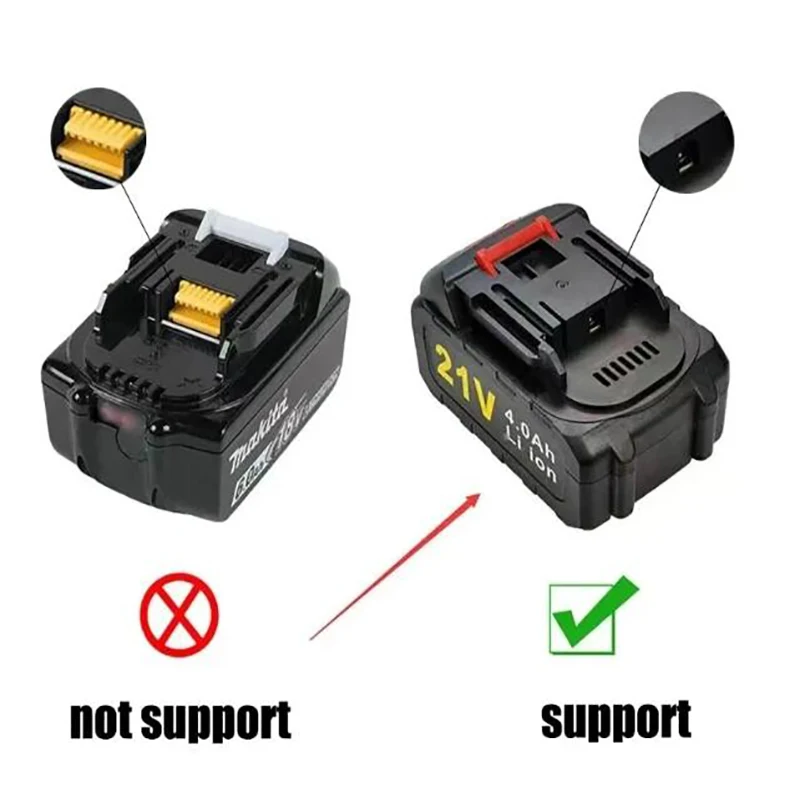 جديد ترقية لماكيتا نموذج شاحن 18 فولت 21 فولت الحفر الكهربائية المفتاح الكهربائي زاوية طاحونة شاحن أداة كهربائية شاحن بطارية #2