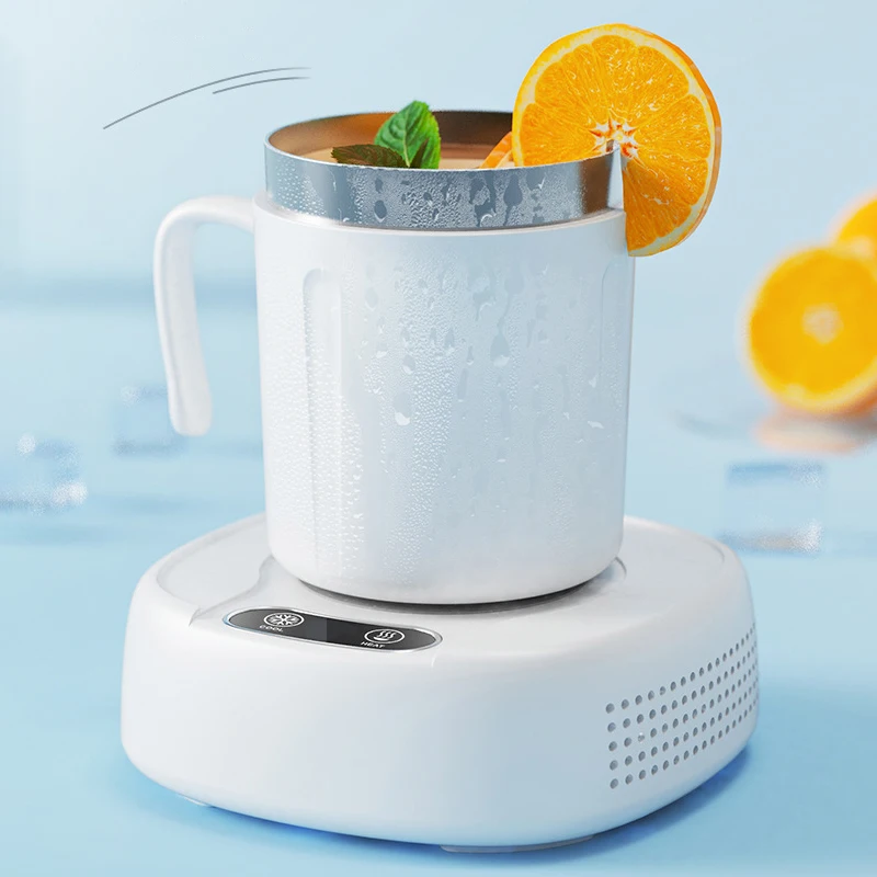 Taza de enfriamiento rápido 2 en 1, taza de enfriamiento con calefacción para café, leche y cerveza, refrigeración termostática, taza creativa con enfriamiento de hielo - Image 3