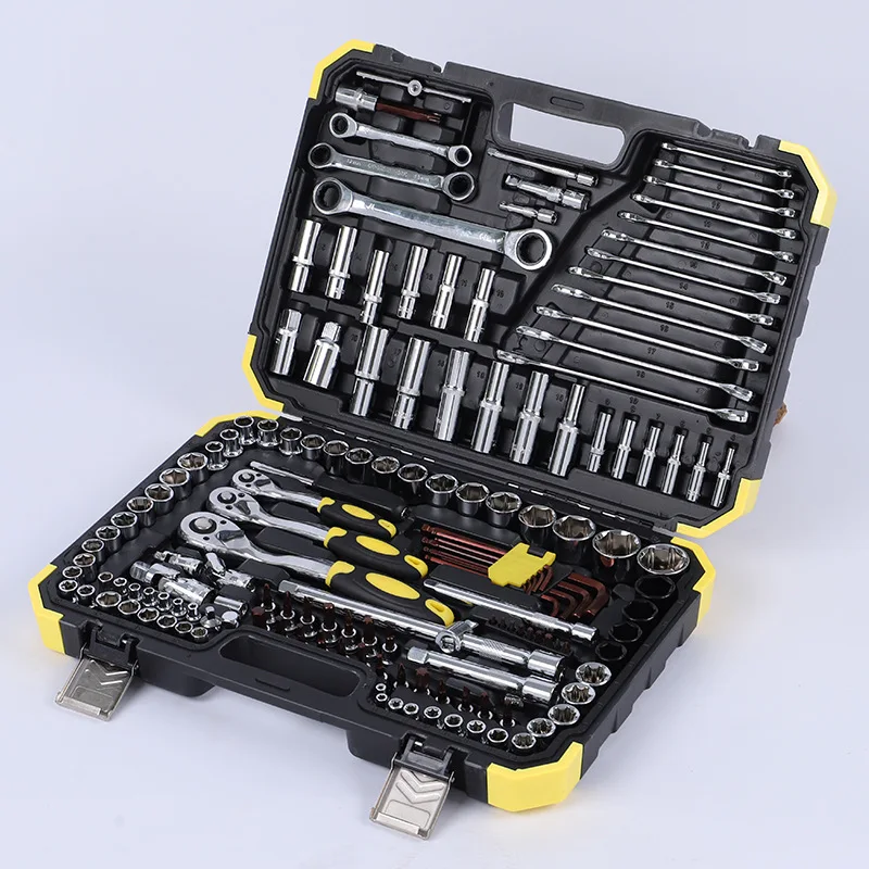 

Multifunctional Auto Repair Tool Set Socket Ratchet Wrench Combination Toolbox for Car Repair