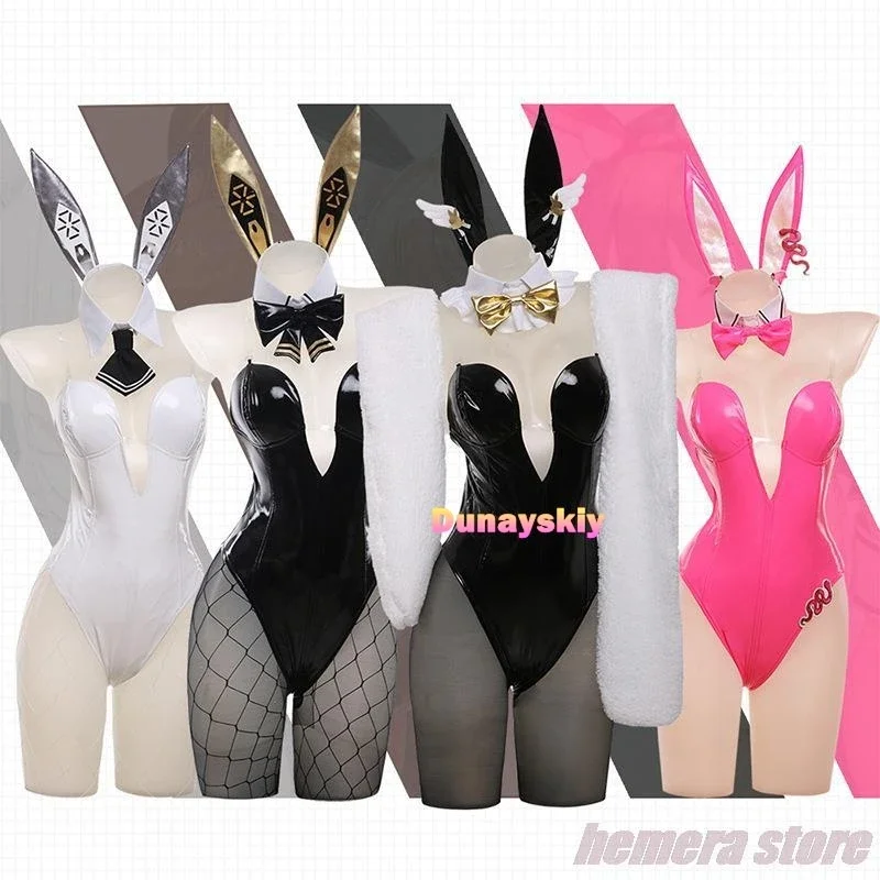 NIKKE The Goddess Of Victory Cosplay Bunny Girl Blanc Noir Fantasia Costume Sexy Uniform for Girls Women Halloween Disguise Suit