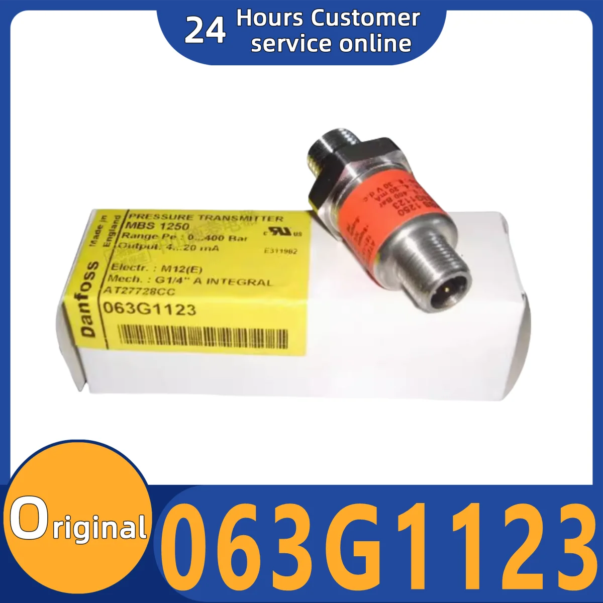 

Brand new original MBS1250 pressure transmitter 063G1123 063G1121 063G1125 063G1094