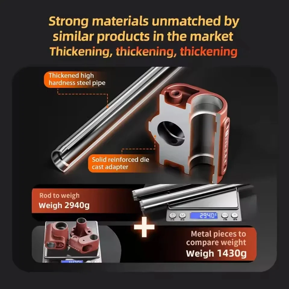 YCS Microscope Dragon Arm Bracket Metal Universal Telescopic Folding 360 Fixed Lifting Maintenance Inspection Bracket Tool