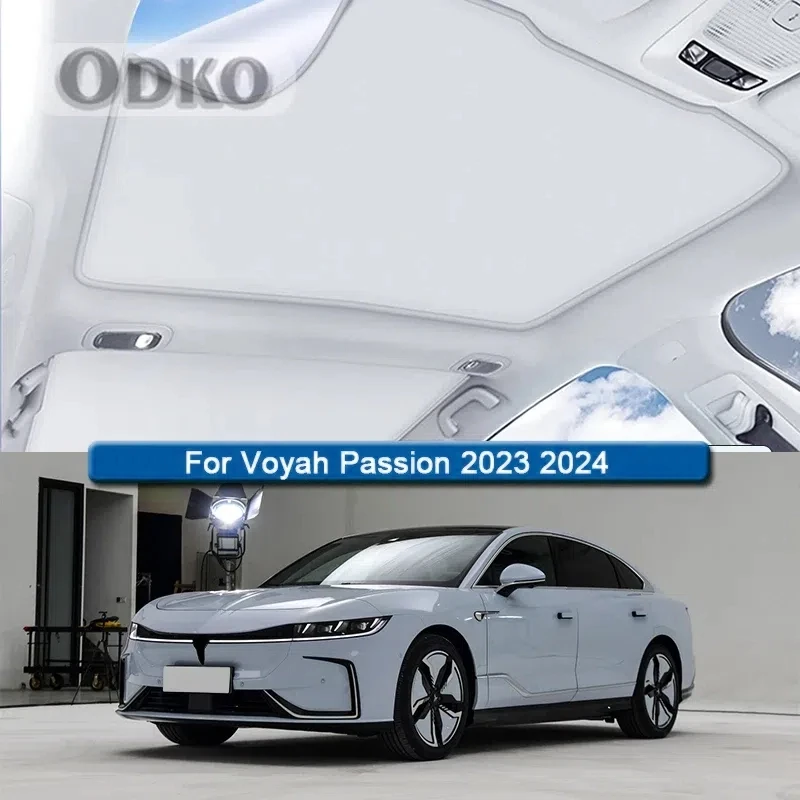 

Солнцезащитный козырек на крышу автомобиля, подходит для Voyah Passion 2023 2024 2025, электростатическая адсорбция, солнцезащитный козырек на крыше, наклейка с затенением в крыше