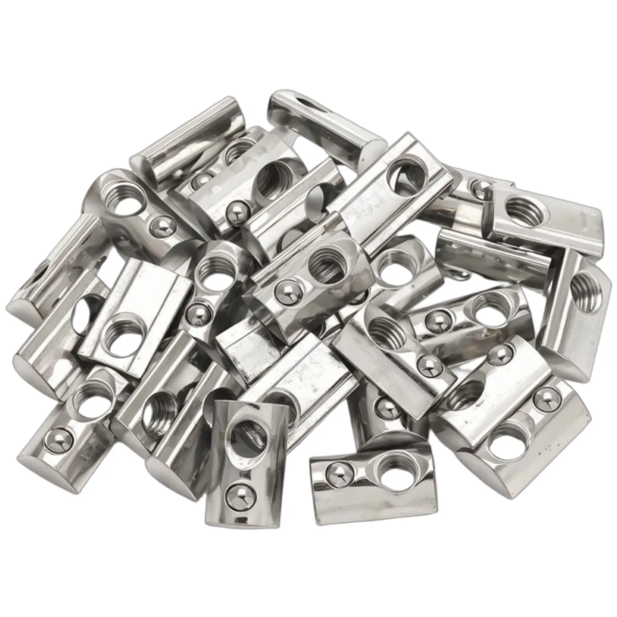5-10pcs Zinc/Nickel Plated T-slot Nut/Ball Nut/Spring Nut M3 M4 M5 M6 M8 for Aluminum Extrusion Profile