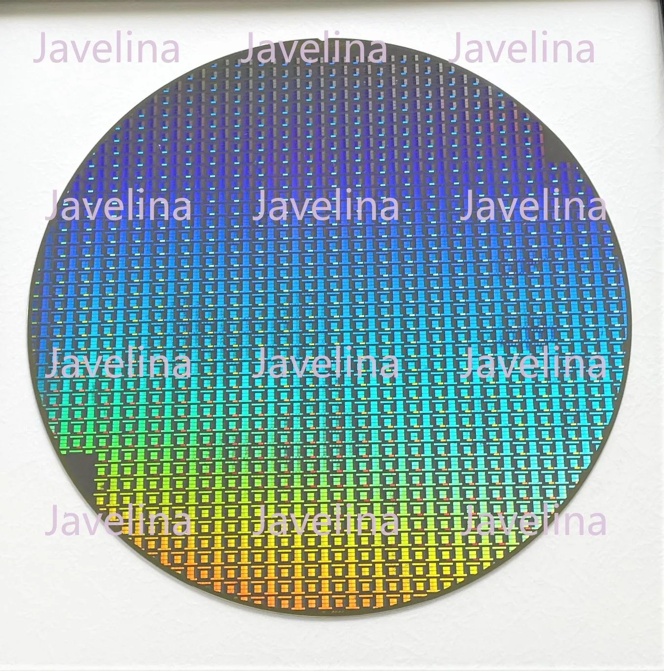 Wafer, silicon wafer, semiconductor lithography wafer, wafer decoration technology display and mounting