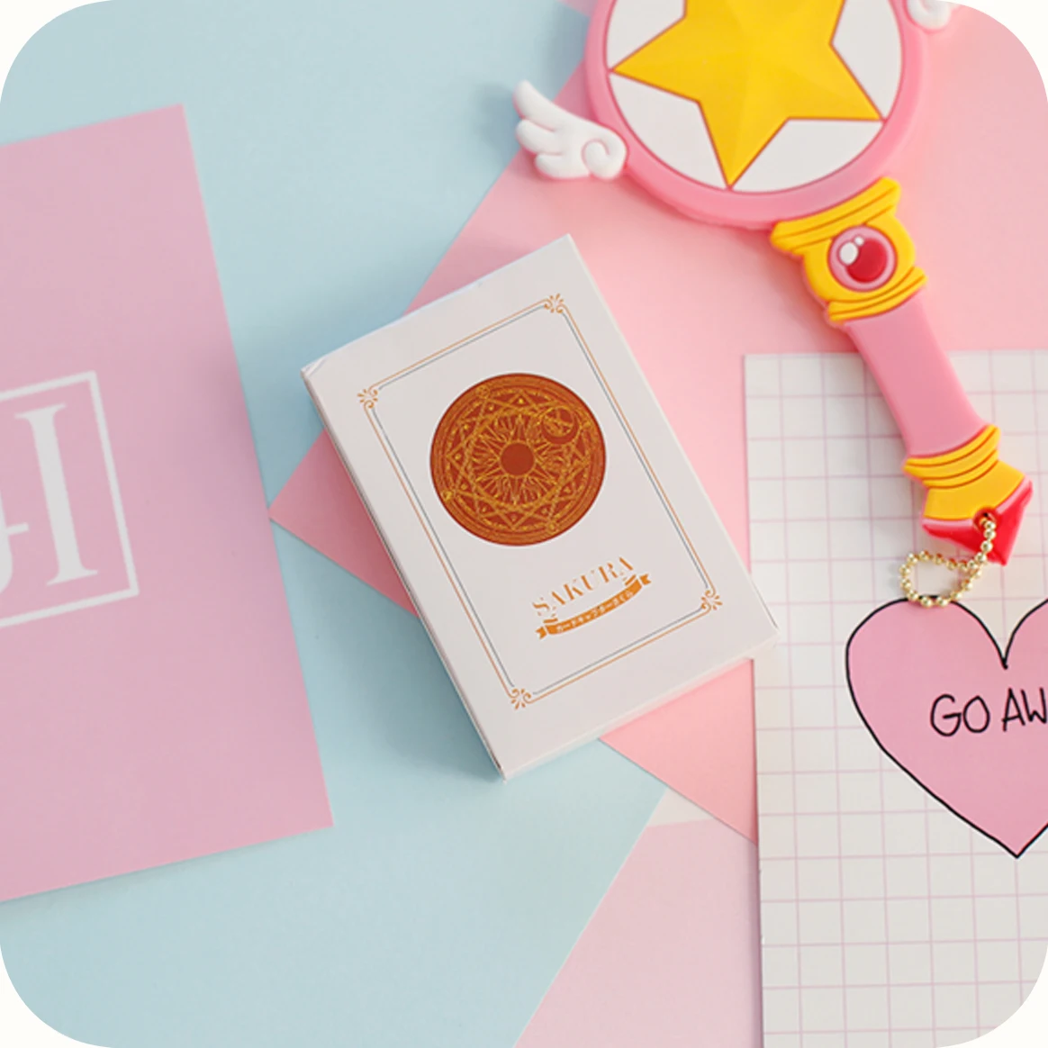 Anime Cardcaptor Sakura Cosplay Prps Clow Cards Sakura Cards Poker Cards Playing Card For Hallowmas Party Women Men Gift