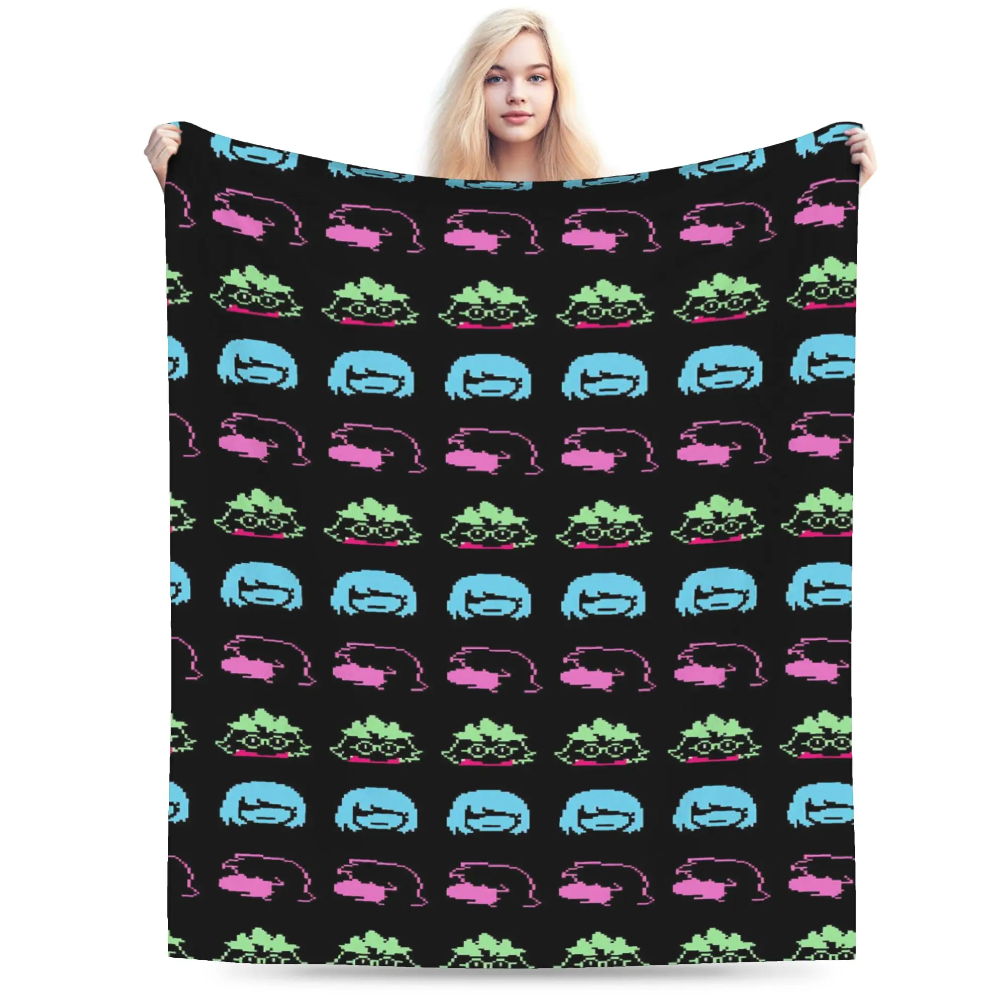 Deltarune Game Flannel Blanket Autumn  Soft Throw Blanket for Child Bedroom Novelty Bedspread Sofa Bed Cover