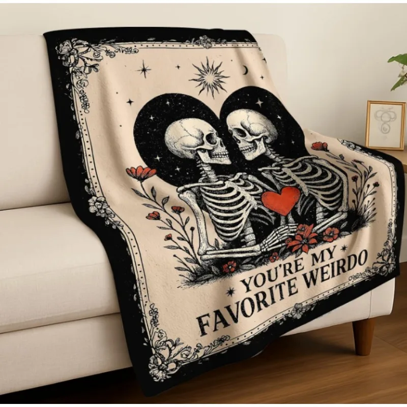 

Wedding Anniversary Blanket Christmas/Valentine's Day Engagement/Wedding Gift for Wife or Husband