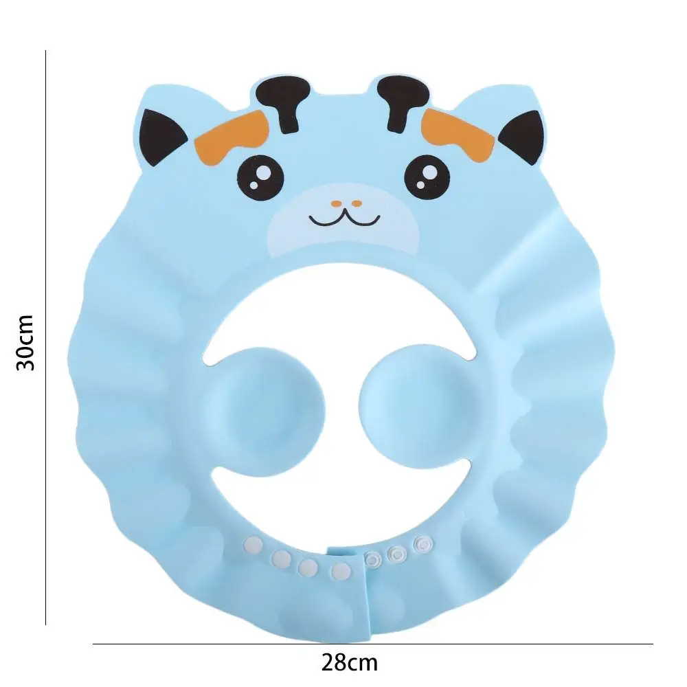 อาบน้ําน่ารักผมล้างหมวกการ์ตูนกันน้ําเด็กวัยหัดเดินป้องกันหู Bath Visor หมวกแชมพูหมวกฝาครอบหมวกอาบน้ําเด็ก
